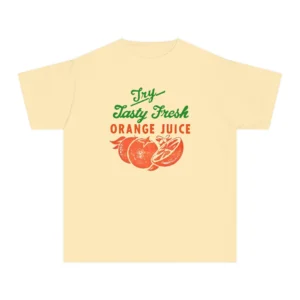Orange Juice Vintage Fruit Baby Tee