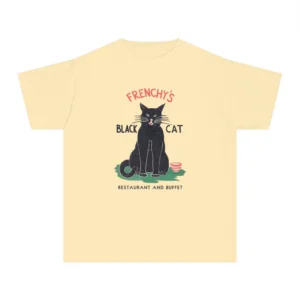 Vintage Black Cat Baby Tee